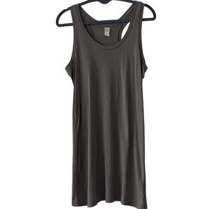 Alternative Apparel Gray Racerback Casual Dress Large NEW